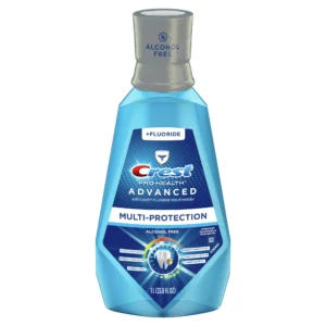 Crest Pro-Health Advanced Multi-Protection Mouthwash/Mouth Rinse, Fresh Mint - 1L, Strengthens Teeth, Alcohol Free